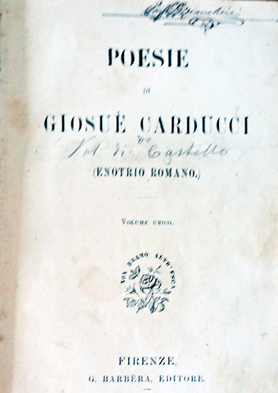 Poesie di Giosuè Carducci ed. 1871